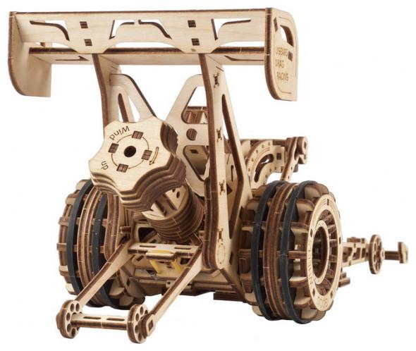 Immagine prodotto Ugears 70174 - Kit di modellini meccanici Dragster, 321 pezzi, puzzle 3D