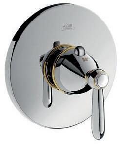 Produktbild hansgrohe Kreuzgriff AXOR CARLTON für 2-Griffarmaturen, warm chrom/gold