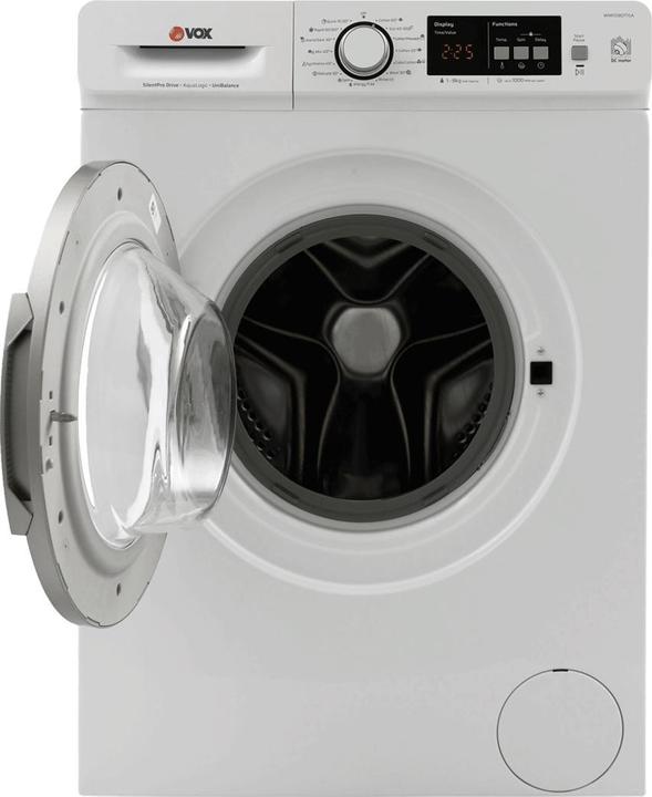 Image du produit Vox Waschmaschine WMI 1080-T15A (A, 8 kg, 1000 o/min, 15 Stück, Inverter) (8 kg, Gauche)