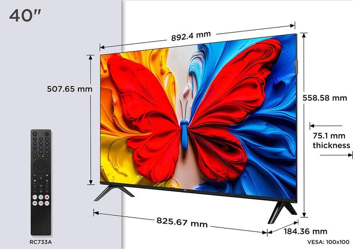Produktbild TCL 40S5K (40", QLED, Full HD, 2025)