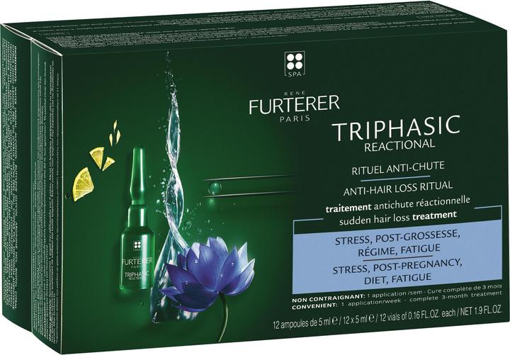 Produktbild Rene Furterer Triphasic Reactional Kur bei temporärem Haarausfall (60 ml)