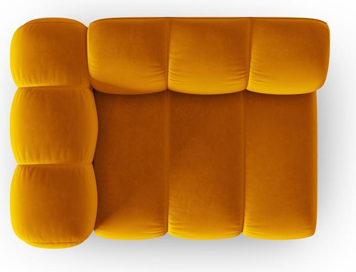 Actual product image Micadoni Velvet Modul Left, "Lupine", 1 Seat, 115x95x70Made in Europe (1-seater, Modular sofa)
