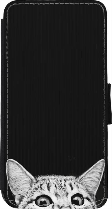Actual product image PhoneLook Wallet Black Cat Looking Up Black (Apple iPhone 7)