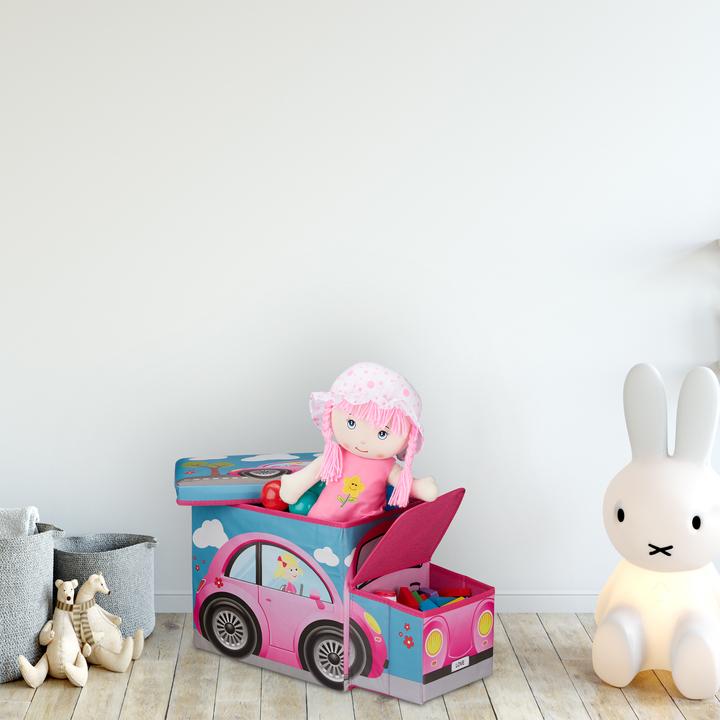 Actual product image Relaxdays Children's Storage Ottoman