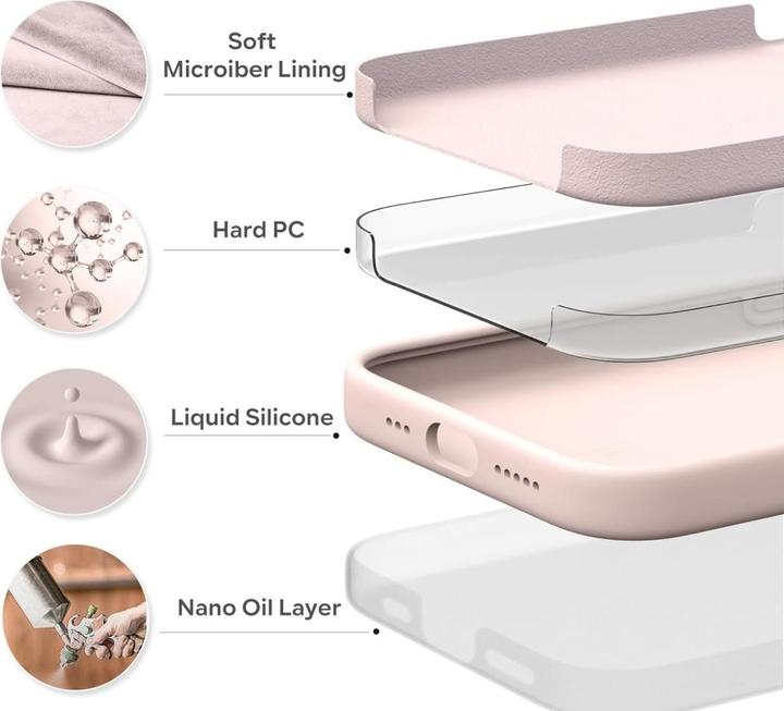 Immagine prodotto Screenguard Custodia in silicone liquido Apple iPhone 15 Plus Sleeve (Apple iPhone 15 Plus)