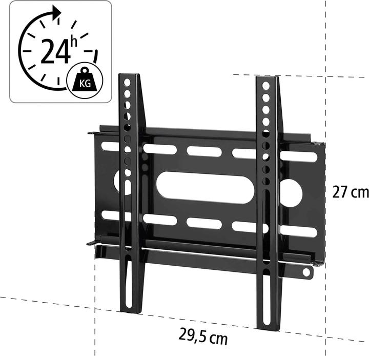 Produktbild Hama Fix Ultraslim (Wand, 37", 25 kg)