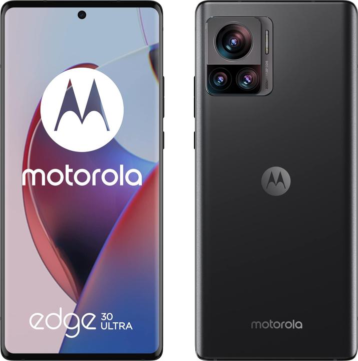 Actual product image Motorola Edge30 Ultra (256 GB, Interstellar Black, 6.67", Dual SIM, 200 Mpx, 5G)