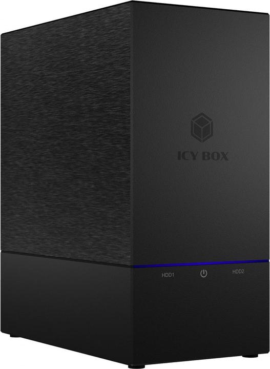 Produktbild Icy Box IB-RD3621-C31 Externes 2-Bay-RAID-Gehäuse für 2x 2,5-Zoll- oder 3,5-Zoll-SATA-Laufwerke (2.5", 3.5")