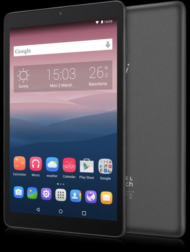 Actual product image Alcatel Pixi 3 (3G, 10.10", 16 GB, Volcano Black)
