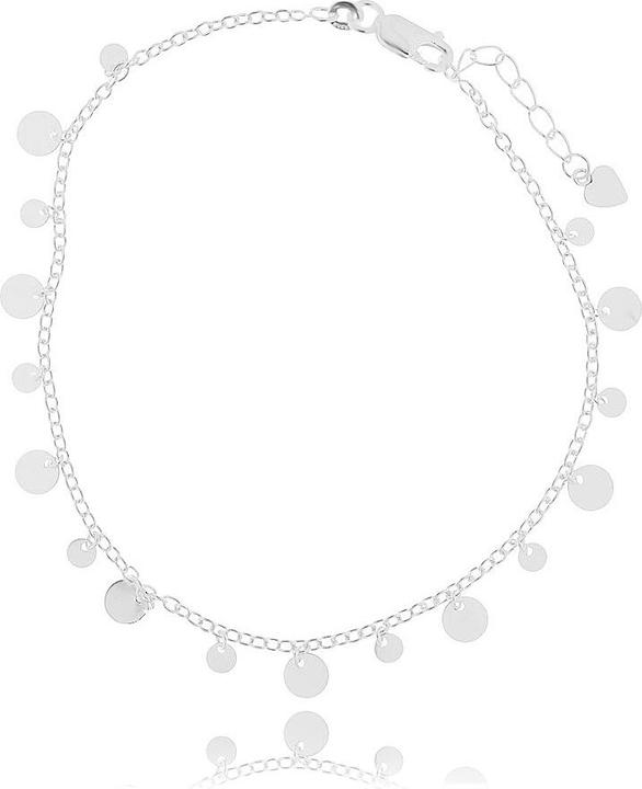 Leyda Fusskette Münzen (Silber 925, 25.50 cm)