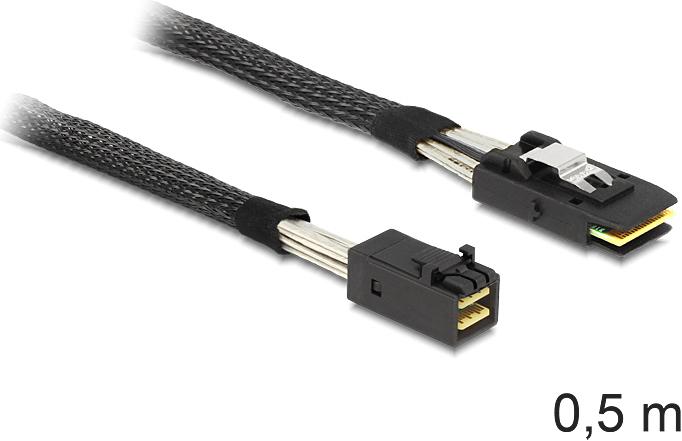 Image du produit Delock Câble Mini SAS HD x 4 connecteur SFF 8643 > Mini SAS x 4 connecteur SFF 8087 36 broches