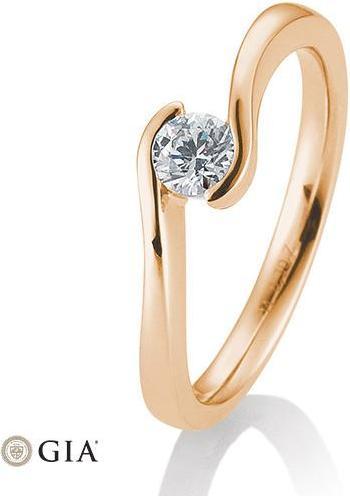 Breuning Ring Schwung 0,05-0,30ct. (50, 585/14 K Gold)