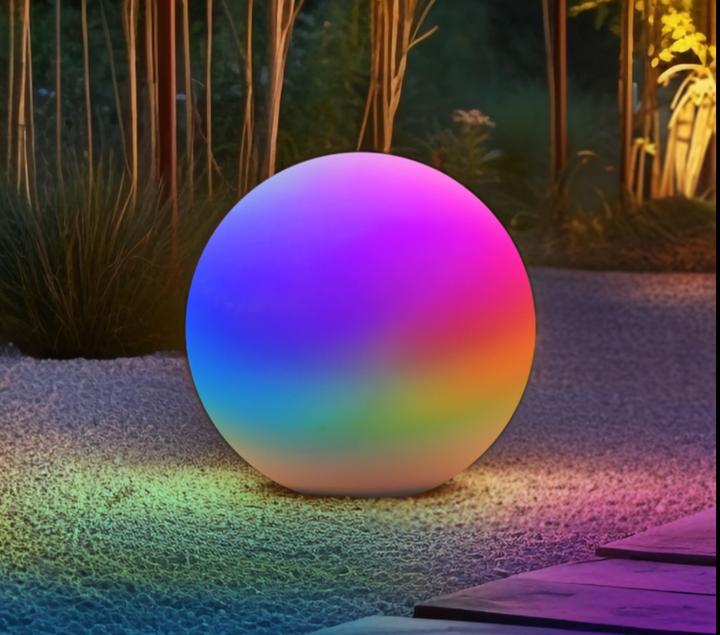 Image du produit Century Lampe solaire à LED BOLLA 0,4W RGB Dimm. IP44 petit (3 lm, IP44)