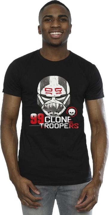 Actual product image Star Wars Mens The Bad Batch 99 Clone Troopers T-Shirt (4XL)