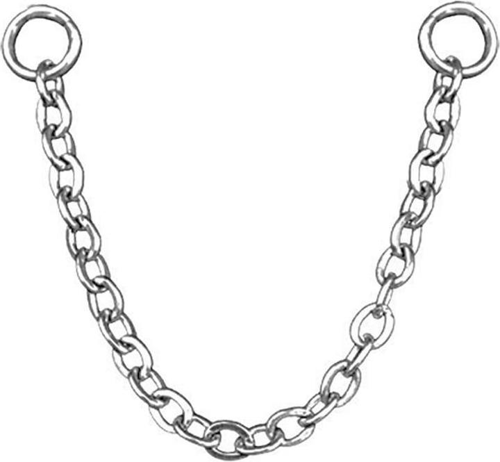 Star Piercing Verbindungskette Basic silber (Chirurgenstahl 316L, ohne Messing)