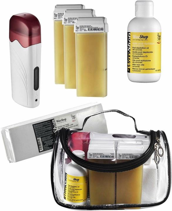 Peggy Sage Hair Removal Kit 4 Waxes + Heater + Straps (1320 g)