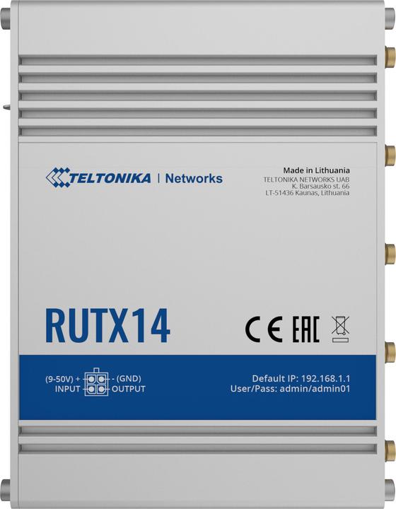 Produktbild Teltonika LTE-Industrierouter RUTX14