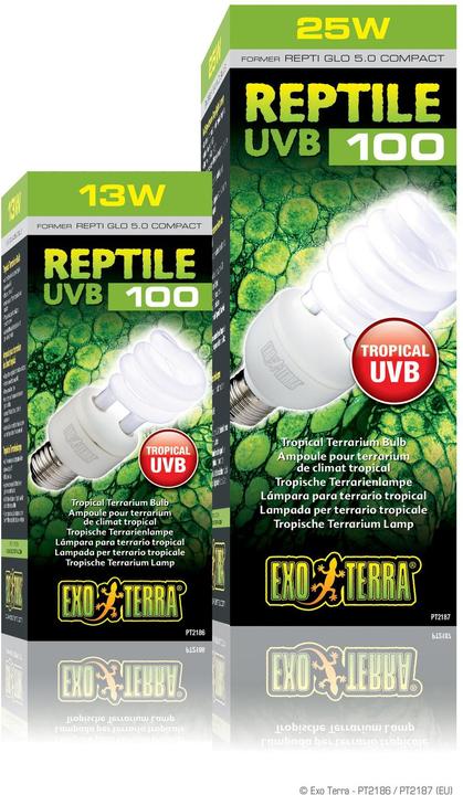 Immagine prodotto Exo Terra Tubo fluorescente compatto Repti Glo 5,0 26 W (UVB, UVA)