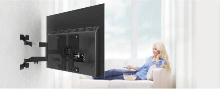 Produktbild Hama TV-Wandhalterung, OLED, flach, schwenkbar, ausziehbar, 229cm (90") bis 50kg (Wand, 90", 50 kg)