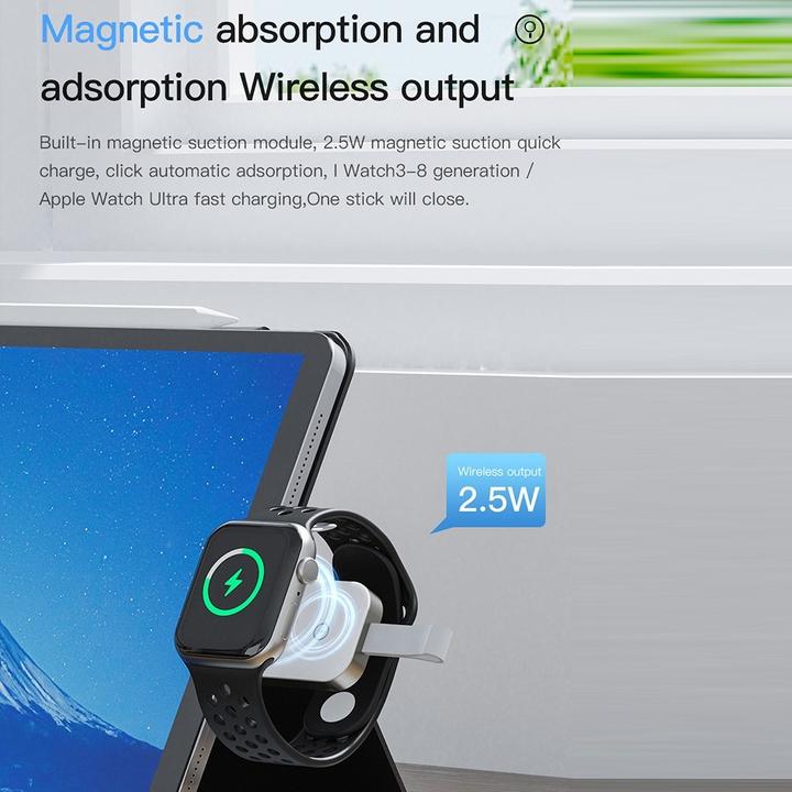 Actual product image Totu Design TOTU Watch Wireless Magnetic Charger Adapter USB-C (2.50 W)