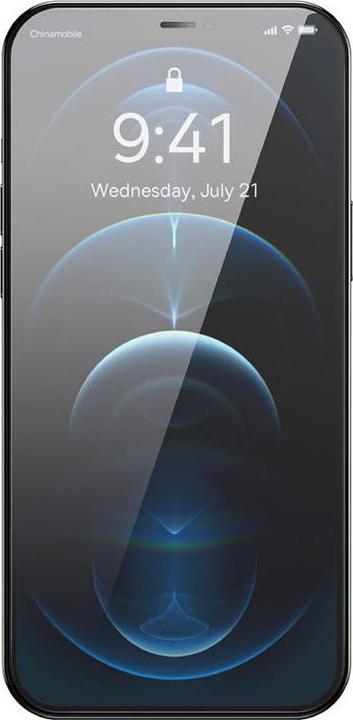 Image du produit Baseus Verre trempé HD Schott avec filtre anti-poussière pour iPhone 12 Pro Max (1 pièce(s), Apple iPhone 12 Pro Max)