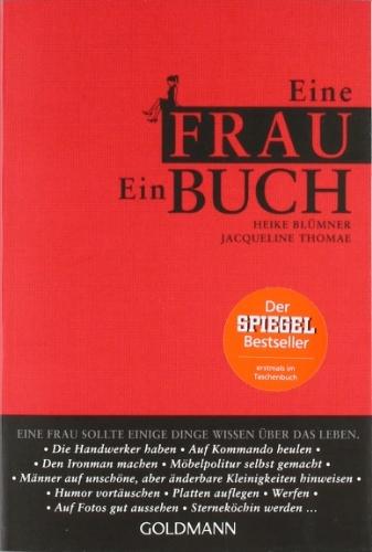 Produktbild Eine Frau. Ein Buch (Deutsch, Heike Blümner, Jacqueline Thomae, 2010)
