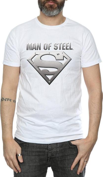 Immagine prodotto Superman Man Of Steel Shield Maglietta Uomo (L)