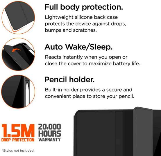 Produktbild Eiger Storm 250 Stylus Case (iPad 2021 (9. Gen), iPad 2019 (7. Gen), iPad 2020 (8. Gen))