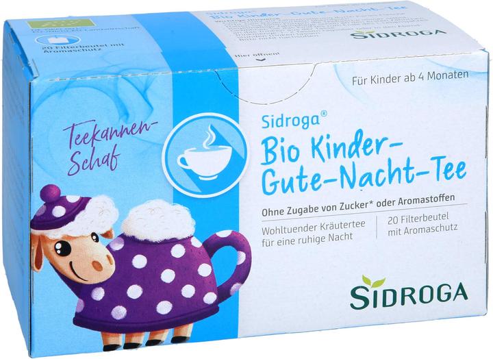 Produktbild Sidroga Bio Kinder Gute-Nacht-Tee, 20 St. Filterbeutel