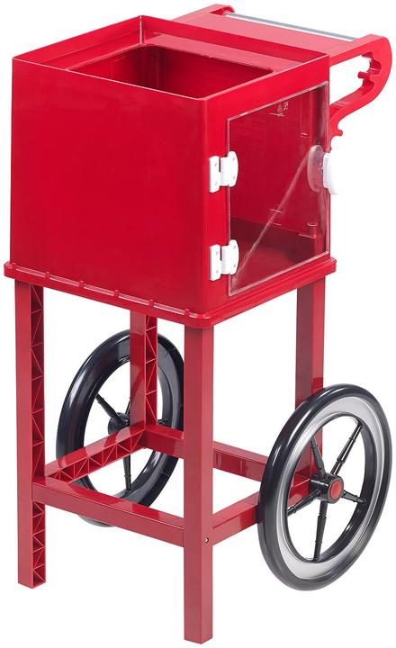 Rosenstein & Söhne Rollwagen im Retro-Design für Popcorn-Maschine "Cinema" & "Movie", rot