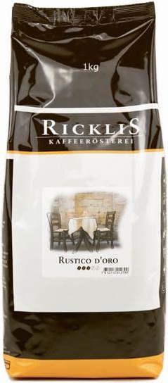RickliS Kaffeerösterei Rustico d'oro (1000 g, Tostatura media)