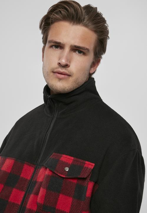 Produktbild Urban Classics Patterned Polar Fleece Track Jacket (L)