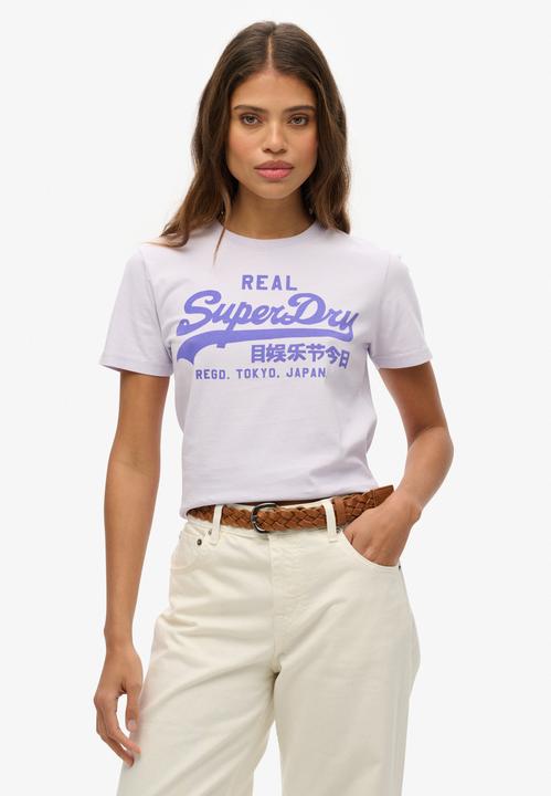 Produktbild Superdry Figurbetontes T-Shirt in Neonfarben mit Vintage-Logo (12)