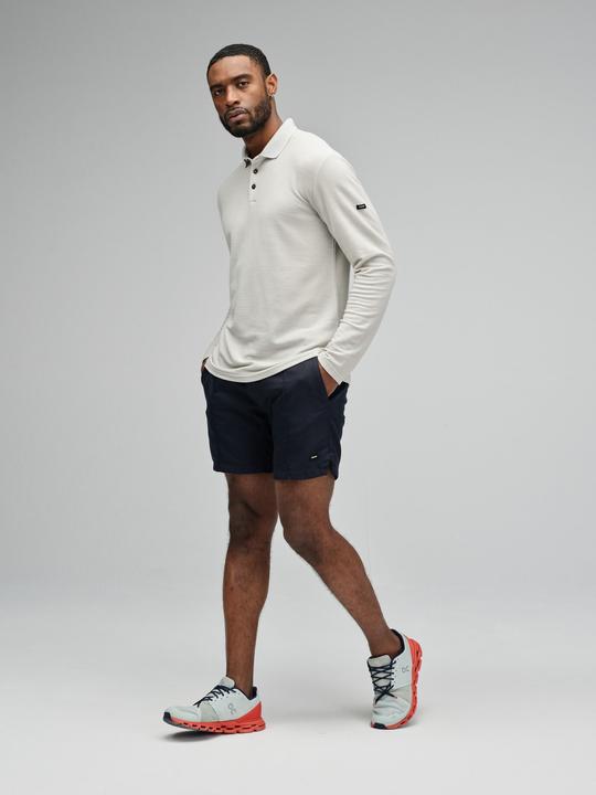 Actual product image Mover Plastic Free Sportswear Long Sleeve Merino Polo (M)