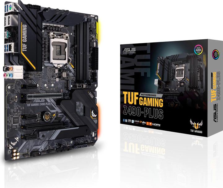 Produktbild ASUS TUF Gaming Z490-PLUS (LGA 1200, Intel Z490, ATX)