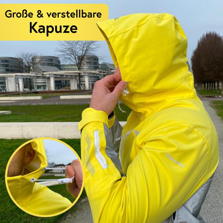 Immagine prodotto Valkental Giacca Softshell funzionale e riflettente per attività all'aperto - Uomo (S)