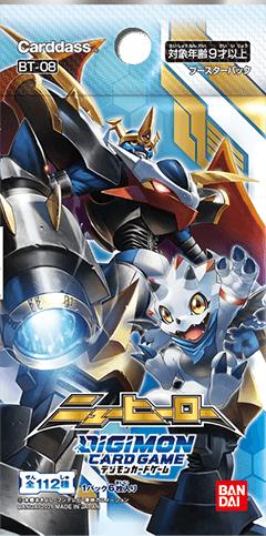Actual product image Digimon New Awakening BT08 Booster - Card Game - EN (English, Booster Pack)