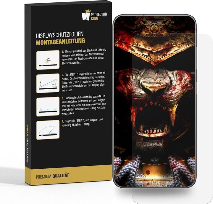 Actual product image Protectorking 6x real tempered 9H armoured glass 3D CLEAR (6 Piece, Huawei Y635)