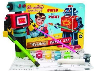 Luckies Robot carta da regalo Wrapping Paper (Scatola da regalo, 10 x)