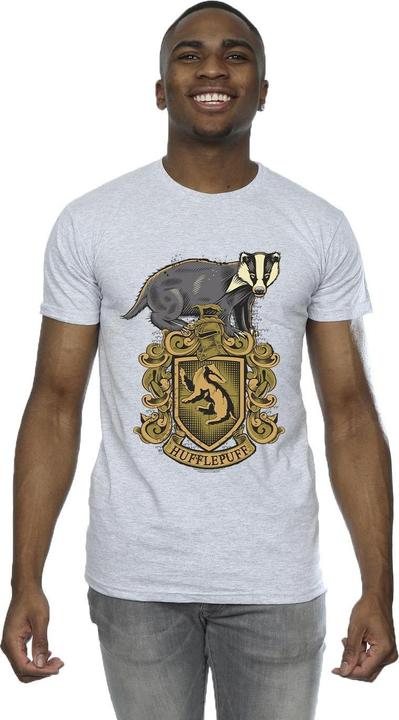 Immagine prodotto Hufflepuff Sketch Crest Maglietta Uomo (4XL)