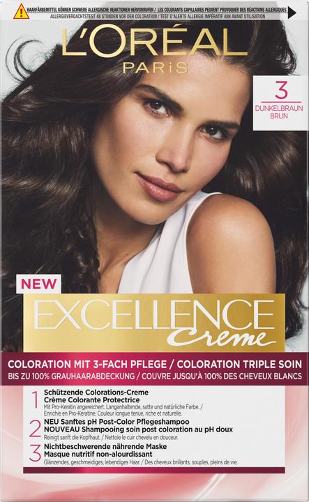 L'Oréal Paris Excellence Cream (3 Dunkelbraun)