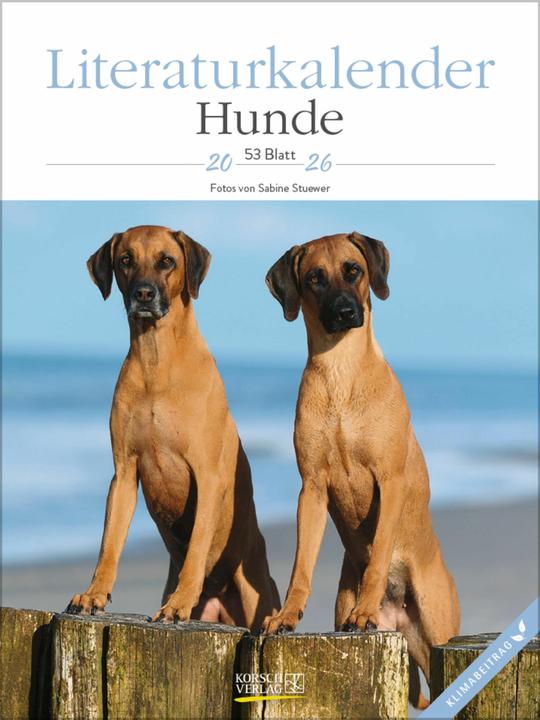 Immagine prodotto Literaturkalender Hunde 2026 (Tedesco)
