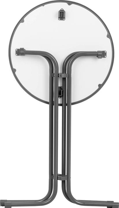 Produktbild Royal Catering Stehtisch klappbar Bistrotisch Bistro Tisch Bartisch Gastro runf Ø 80 cm grau (89 x 80 cm)