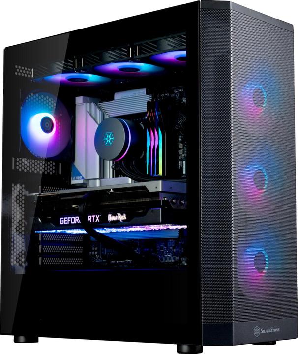 Actual product image Silverstone SST-FA514X-BG - FARA High Airflow ATX Mid-Tower gaming chassis with dual radiator suppor (mATX, Mini-ITX, ATX)