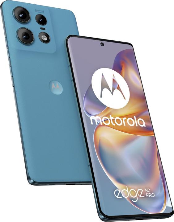 Actual product image Motorola Edge 50 Pro (512 GB, Caneel Bay, 6.67", SIM + eSIM, 50 Mpx, 5G)