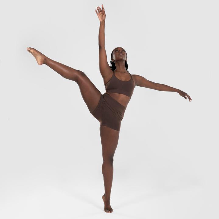 Image du produit Starever Brassière de danse femme bretelles convertibles pour galas Marron foncé (XS)