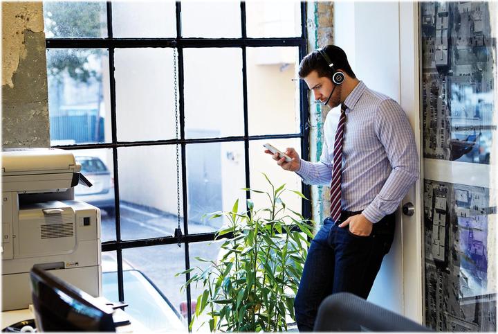 Produktbild Jabra Evolve 65 Duo MS (Kabellos, USB Typ-B)