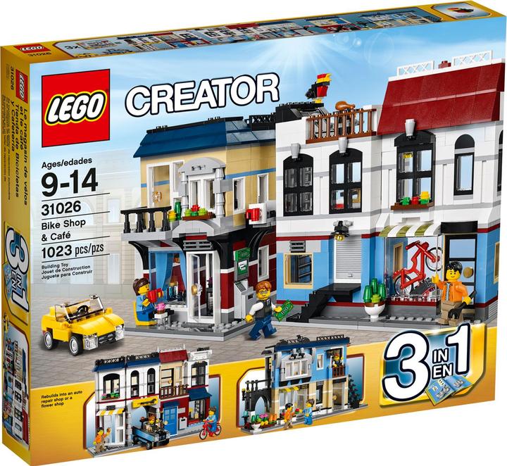 Produktbild LEGO Creator End-Of-Live Set Fahrradladen & Café - 31026 NEU! Teile 1023x (31026)