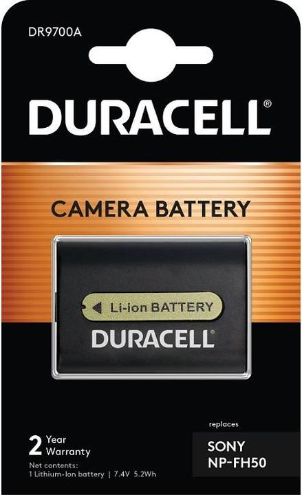 Image du produit Duracell Batterie au lithium-ion rechargeable NP-FH50 (Batterie de l'appareil photo)