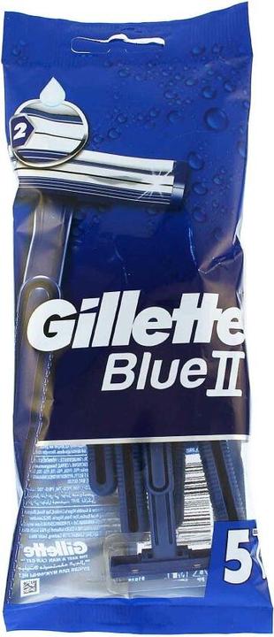 Immagine prodotto Gillette Set di rasoi usa e getta Blu II con rivestimento Chronium 5 pezzi